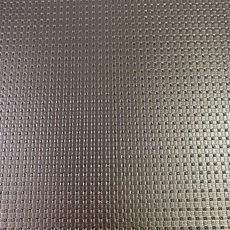 Præget kunstigt læder til sko